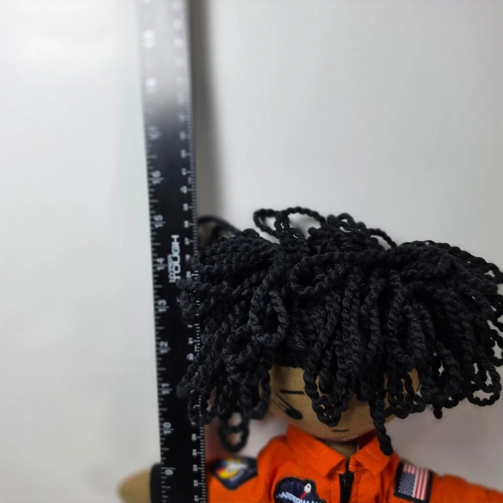 Harperiman Handmade Cloth Astronaut Doll Orange Flight Suit NASA Style 14 Inch‎